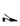 Women's black patent leather block heel slingbacks