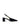 Women's black patent leather block heel slingbacks