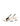 Women's white patent leather block heel slingbacks