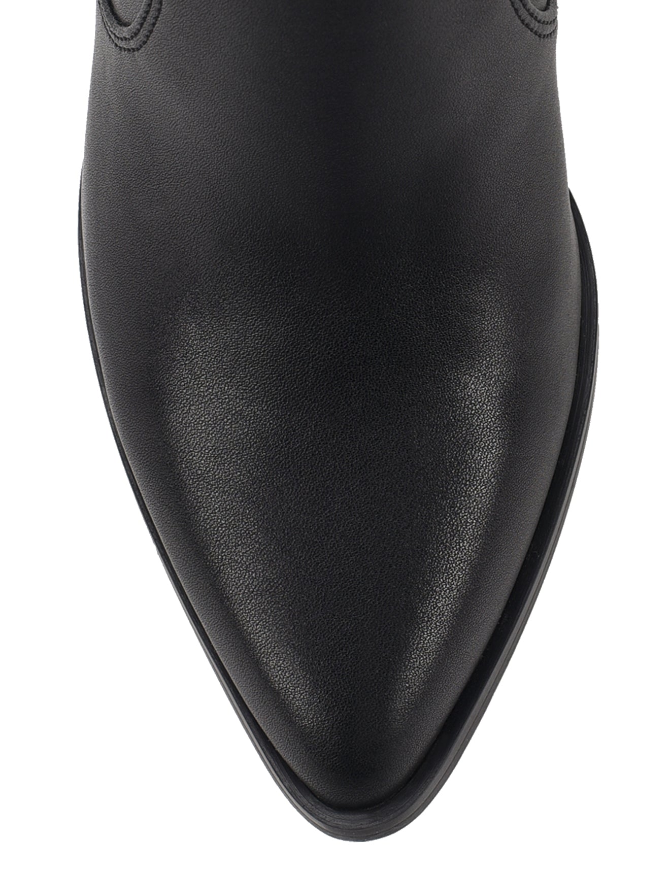 Rizzo Long Boots - Black Leather – Siren Shoes
