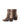 Women's premium leather ankle boot in brown snake print, inspired by cowboy western boots, with structural block heel and pointed toe