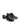Heaven Heeled Thongs - Black Vintage Leather