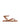 Merry Strappy Flat Sandals - Tan Leather