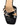 Solstice Heeled Mules - Black Vintage Leather