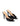 Zohar Heeled Mules - Black Vintage Leather
