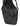 Women's black leather strappy thong kitten heel