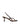 Women's chocolate brown leather thong kitten heel with square toe