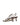 Women's chocolate brown leather thong kitten heel with square toe