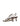 Women's chocolate brown leather thong kitten heel with square toe