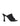 Anika Heeled Mules - Black Suede