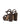 Hannah Platform Sandals - Chocolate Brown Raffia