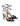 Ruby Heeled Sandals - Black Leather