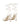 Ruby Heeled Sandals - Chalk White Leather