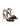 Ruth Heeled Sandals - Chocolate Brown Hi-Shine Leather