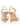 Speck Strappy Heels - Tan Patent Leather