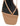 Women's tan leather strappy thong heels with stiletto heel