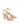 Women's nude leather high heel stiletto sandal