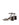 Women's chocolate brown leather block heel strappy sandal with buckle fastening