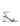 Starling Strappy Block Heels - Silver Mirror Metallic Leather