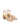 Straus Block Heel Sandals - Seashell Leather