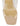 Women's block heel mule in nude leather with vinylite upper and square toe
