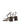 Strike Strappy Block Heels - Chocolate Brown Leather