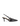 York Slingback Heel - Black Leather