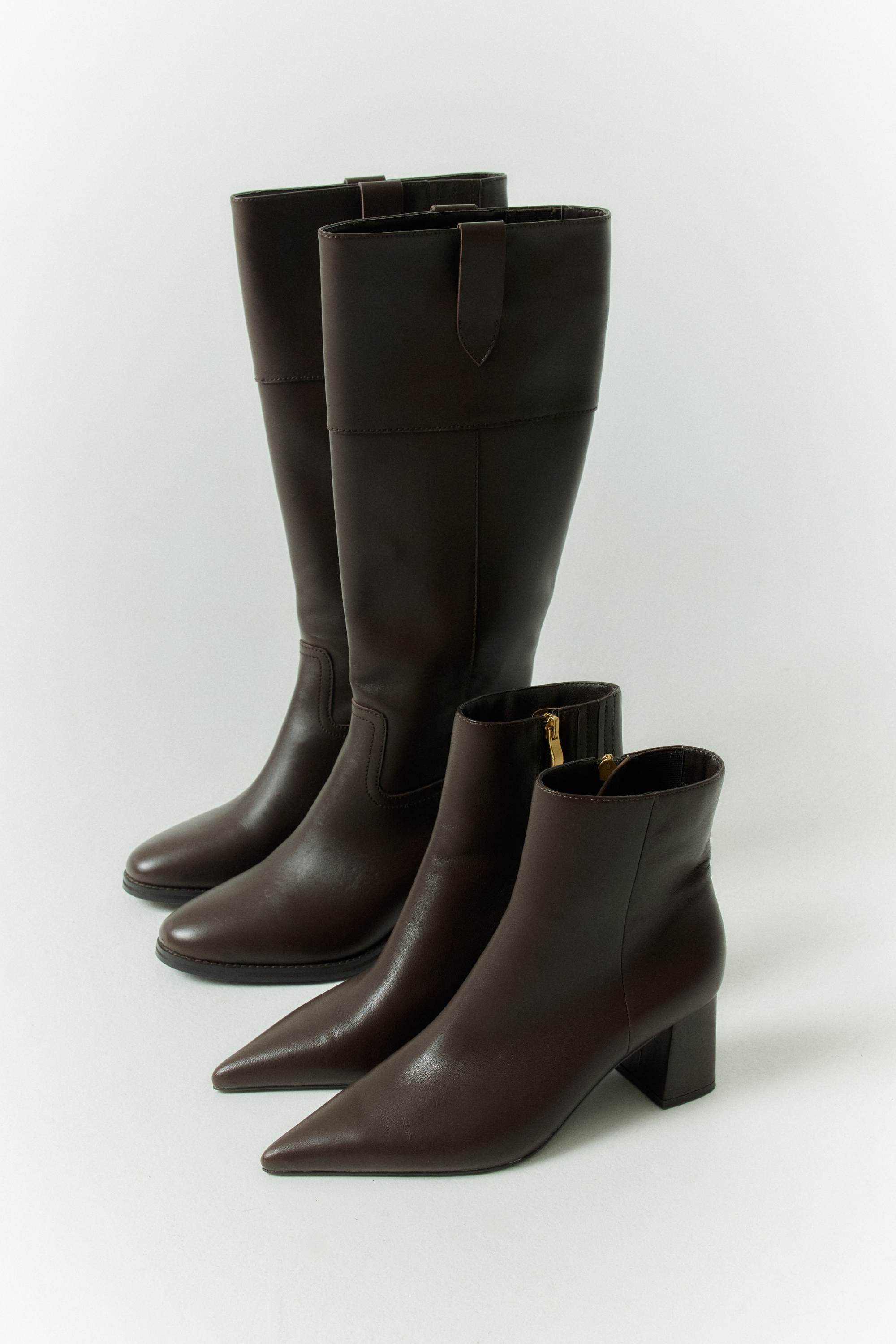 Yates Ankle Boots - Chocolate Brown Leather