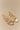 Xane Kitten Heel Thongs - Gold Metallic Leather