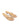 Women's almond beige leather kitten heel thongs