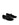 Women's black patent leather square toe ballet flat with mary-jane strap