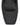 Women's black satin flat mary-jane slip on mule with square toe 