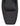 Women's black satin flat mary-jane slip on mule with square toe 
