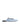 Women's blue satin flat mary-jane slip on mule with square toe 