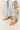 Yass Sling Back Block Heels - Almond Tan Leather & Natural Raffia