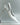 Women's slingback kitten heel in white croc leather with pointed toe and v shaped throat and elastic fastening