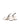 Women's white leather slingback block heel with ruched detailing and buckle fastening