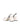 Women's white leather slingback block heel with ruched detailing and buckle fastening