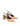 Women's camel tan suede pointed toe slingback with block heel 