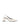 Women's Chalk White Leather Slingback heels with block heel, pointed toe and elasticated slingback