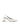 Women's Chalk White Leather Slingback heels with block heel, pointed toe and elasticated slingback