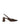 Women's chocolate brown suede leather slingback block heel with pointed toe and elasticated slingback
