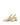 Women's custard yellow leather block heel slingback with pointed toe