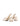 Yankee Slingback Block Heel - Chalk White Leather