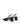 Women's black croc embossed leather slingback block heel with pointed toe