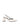 Women's white croc embossed leather slingback block heel with pointed toe