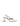 Women's white croc embossed leather slingback block heel with pointed toe