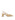 Women's raffia and tan leather slingback block heel with pointed toe and buckle fastening