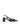 Yass Sling Back Block Heels - Choc Brown Leather & Choc Brown Raffia