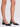 Yaz Sling Back Block Heels - Black Vintage Leather